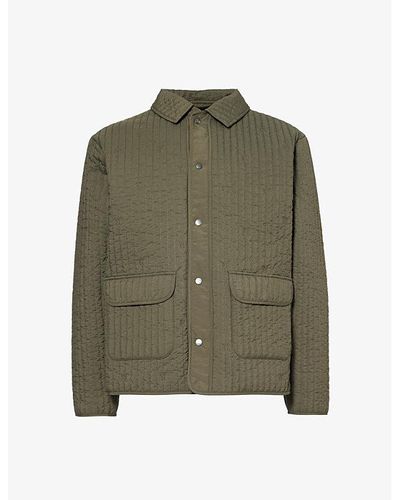 Daily Paper Zyer Quilted Shell Jacket - Green