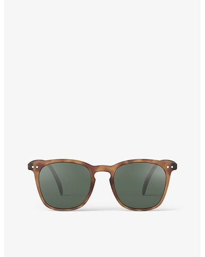 Izipizi #e Square-frame Polycarbonate Sunglasses - Green