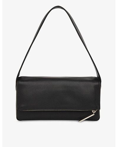 Black Safia Double Zip Chain Bag, WHISTLES