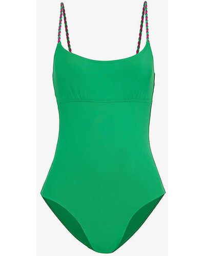 Eres Carnaval Slim-fit Swimsuit - Green