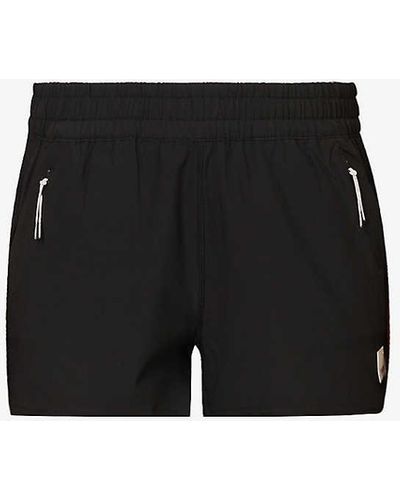Vuori Dash Zipped Stretch-recycled Polyester Shorts - Black
