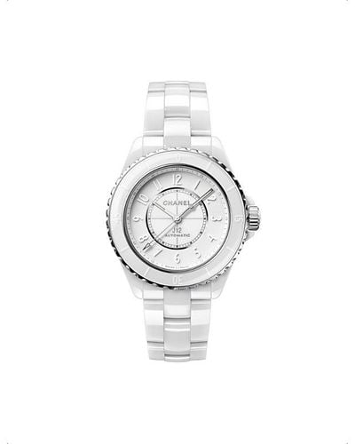 Chanel H6186 J12 Phantom Ceramic And Stainless Steel Automatic Watch - White