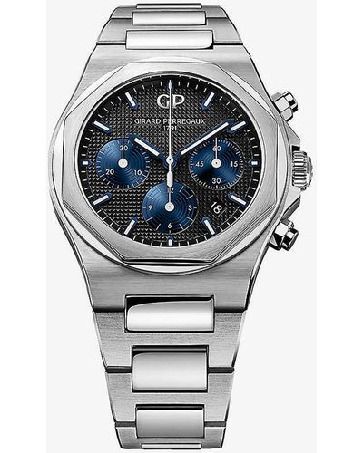 Girard-Perregaux 81020-11-631-11a Laureato Chronograph Stainless-steel Automatic Watch - White