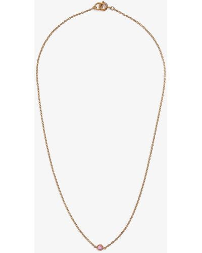 Susan Caplan Pre-loved 18ct Yellow-gold Plated Brass And Swarovski Crystal Necklace - Metallic