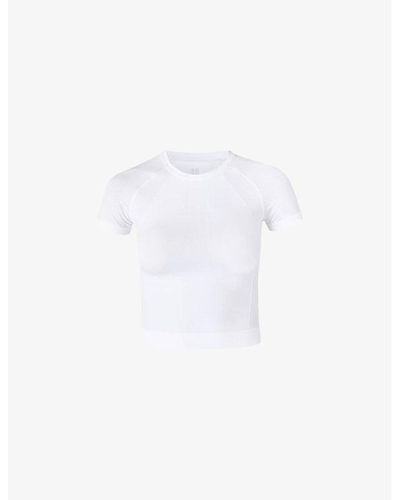 Sweaty Betty Athlete Round-neck Seamless Stretch-jersey Workout T-shirt X - White