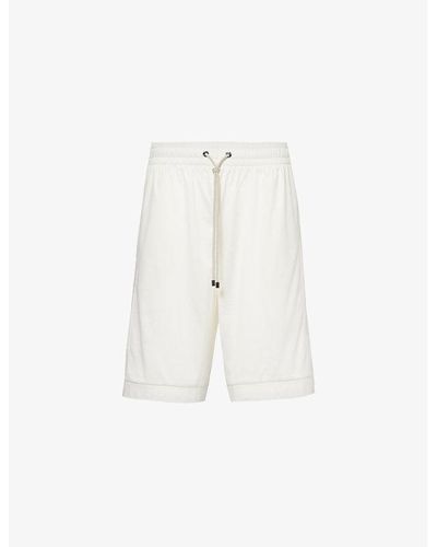 Zimmerli of Switzerland High-rise Regular-fit Cotton-jersey Pyjama Shorts X - White
