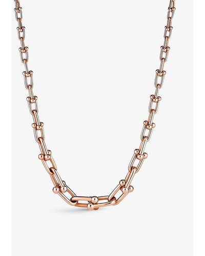 Tiffany & Co. Tiffany Hardwear 18ct Rose-gold Necklace - Metallic