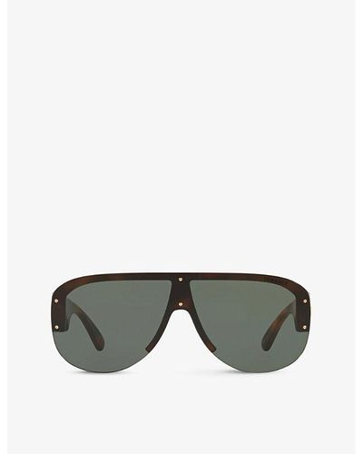 Versace Ve4391 Round-frame Sunglasses - Brown