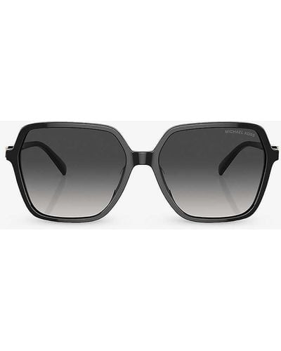 Michael Kors Mk2196u Jasper Square-frame Acetate Sunglasses - Grey
