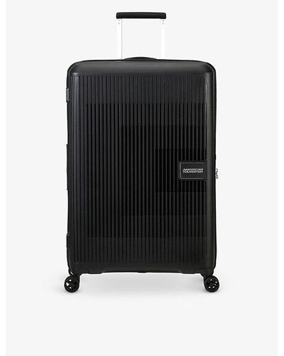 American Tourister Aerostep Expandable Four-wheel Suitcase - Black