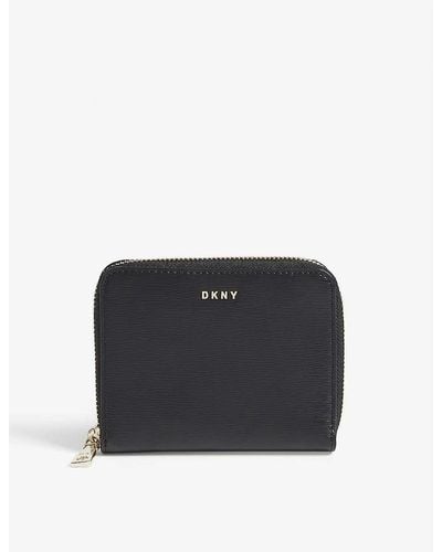 DKNY Bryant Leather Wallet - Black