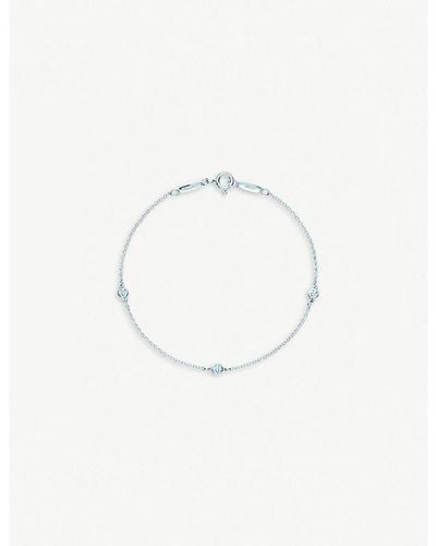 Tiffany & Co. Elsa Peretti® Diamonds By The Yard® Bracelet In Sterling Silver - White