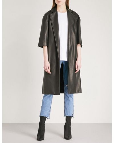 Fear Of God Fifth Collection Leather Coat - Black
