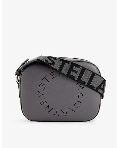 Stella McCartney Circle Faux-leather Cross-body Bag - Black