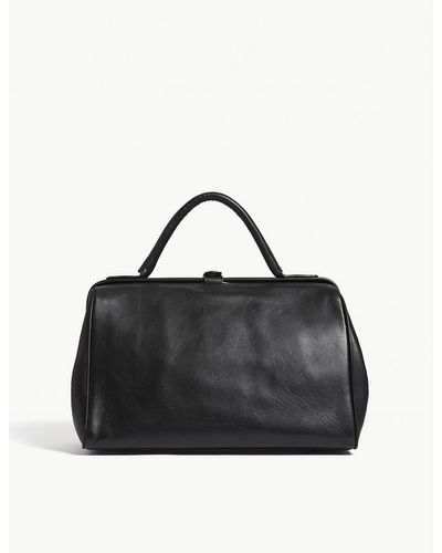 A.F.Vandevorst Leather Doctor Bag - Black