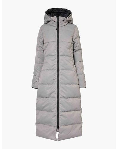 Canada Goose Mystique Quilted-shell Parka - Gray