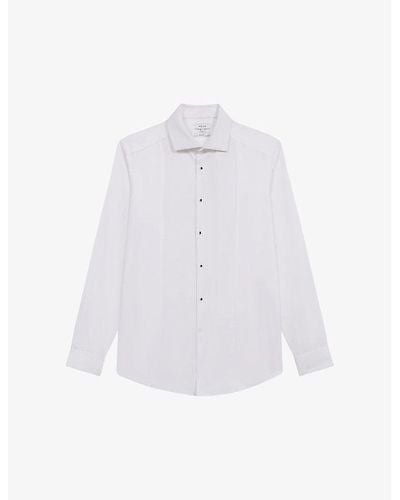 Reiss Marcel Slim-fit Cotton Shirt - White