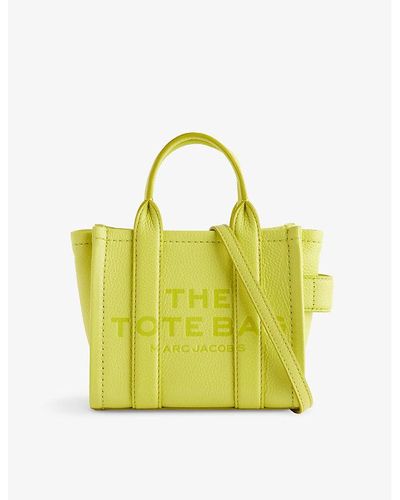 Marc Jacobs The Leather Mini Tote Bag - Yellow