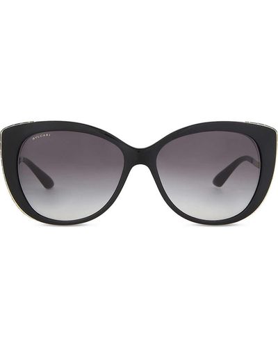 BVLGARI Bv8178 Cat Eye-frame Sunglasses - Brown