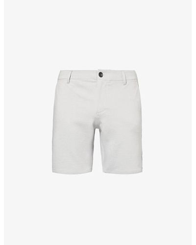 PAIGE Rickson Regular-fit Stretch-woven Shorts - White