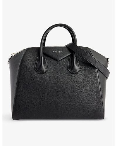 Givenchy Antigona Medium Leather Top-handle Bag - Black