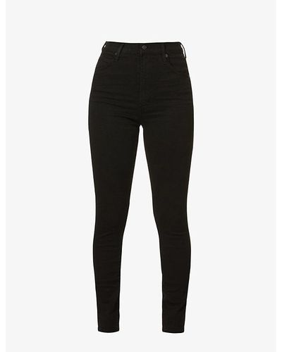 Citizens of Humanity Chrissy Skinny High-rise Jeans - Black