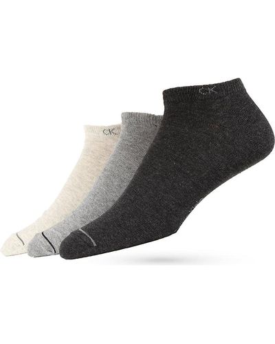Calvin Klein Casual Socks Pack Of Three - Grey