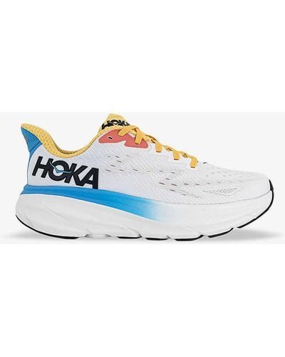 Hoka One One Clifton 9 Woven Low-top Trainers - Blue