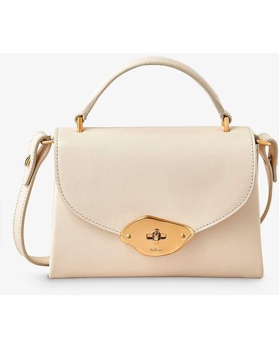 Mulberry Lana Small Leather Top-handle Bag - Metallic