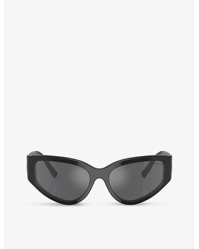 Tiffany & Co. Tf4217 Cat-eye Acetate Sunglasses - Gray
