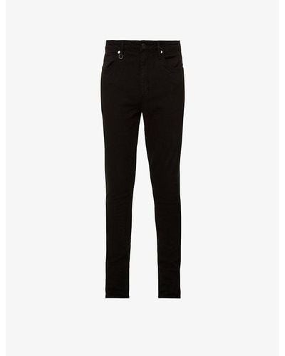 Neuw Rebel Slim-fit Skinny-leg Cotton-blend Jeans - Black