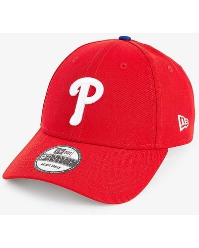 KTZ Philadelphia Phillies Woven Baseball Cap - Red