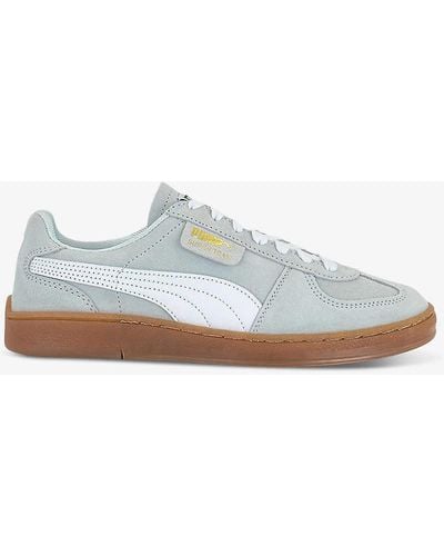 PUMA Super Team Og Brand-tab Low-top Suede Trainers - White