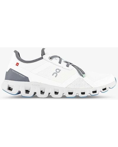 On Shoes Cloud X 3 Chunky-sole Mesh Low-top Trainers - White