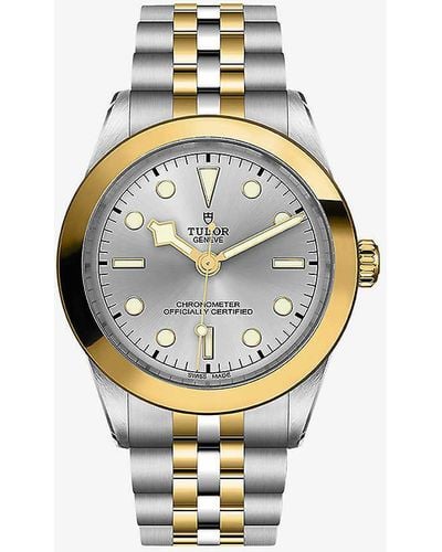 Tudor Unisex M79663-0002 Black Bay S&g 18ct Yellow-gold And Steel Automatic Watch - Metallic