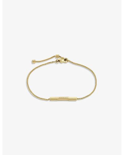 Gucci Link To Love Bracelet With '' Bar - Metallic