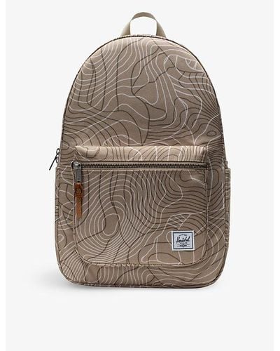 Herschel Supply Co. Settlement Twill-topography Recycled-polyester Backpack - Brown