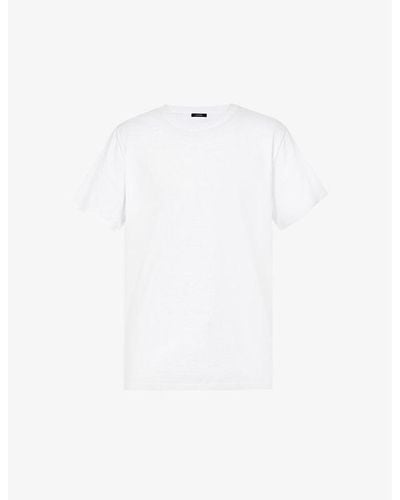 JOSEPH Relaxed-fit Cotton-jersey T-shirt X - White