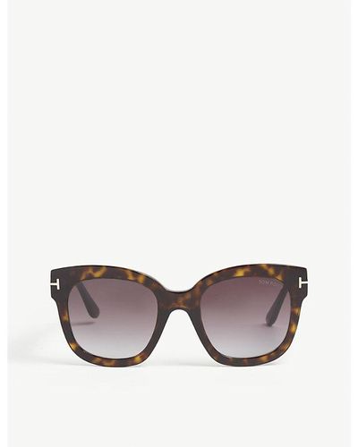Tom Ford Beatrix Square-frame Sunglasses - Multicolour