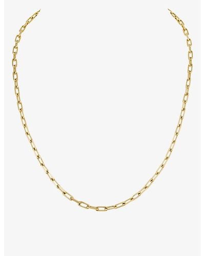 Cartier Santos De 18ct Yellow-gold Chain Necklace - Natural