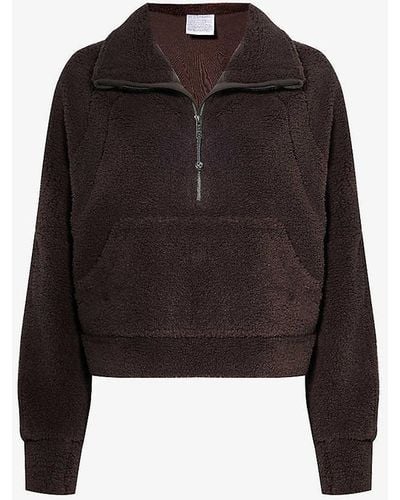 lululemon Scuba Relaxed-fit Recycled Polyester-blend Fleece Sweatshirt - Black