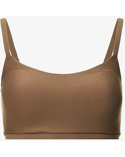 Chantelle Soft Stretch String, Cocoa at John Lewis & Partners