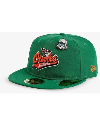 KTZ 59fifty Brand-embroidered Woven Cap - Green