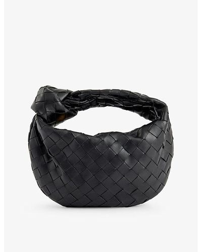 Bottega Veneta Mini Jodie Leather Top-handle Bag - Black
