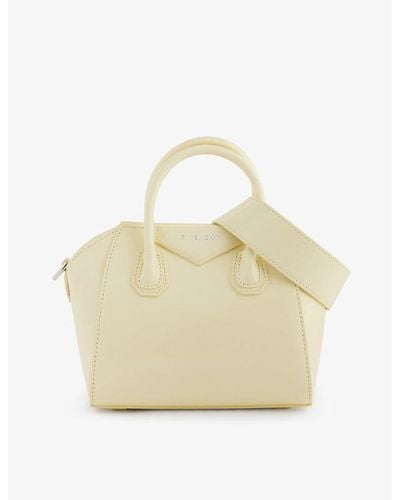 Givenchy Antigona Toy Leather Top Handle Bag - Natural