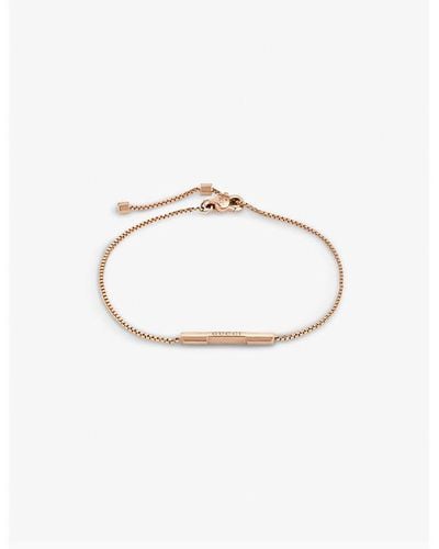Gucci Link To Love Bracelet With '' Bar - Metallic