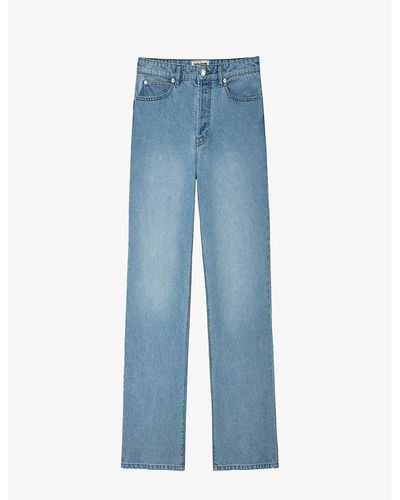 Zadig & Voltaire Evy Flared-leg Mid-rise Denim Jeans - Blue