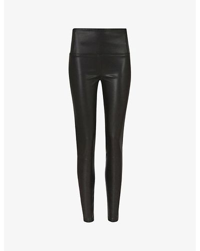 AllSaints Cora Leather leggings - Black