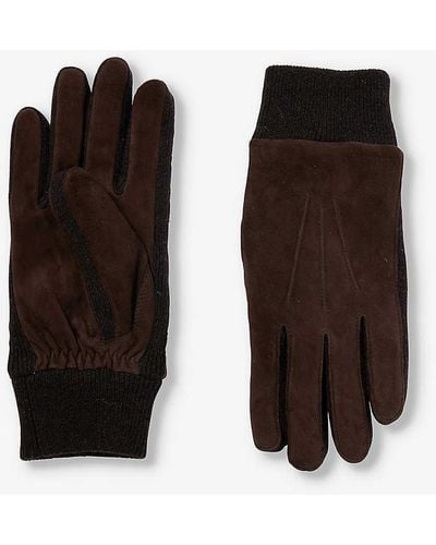 Hestra Geoffrey Leather Gloves - Brown