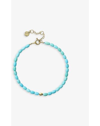 The Alkemistry Vianna 18ct -gold And Turquoise Bracelet - Yellow